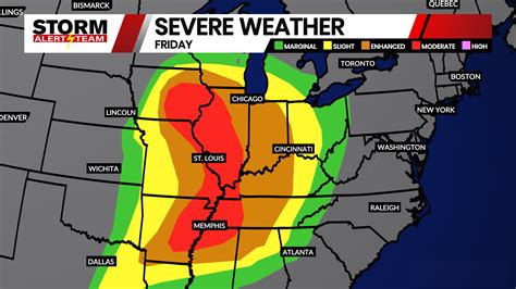 Chicago area at risk for severe weather Friday